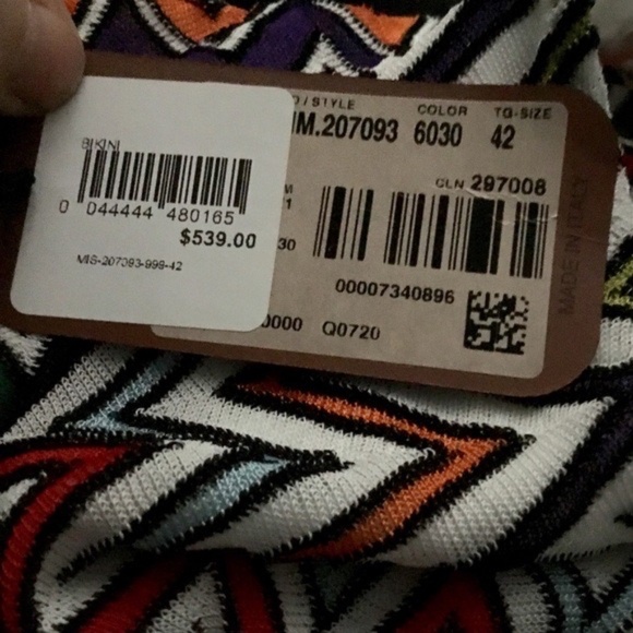 Missoni Rainbow-Colored Chevron Crochet Bikini - Picture 5 of 7